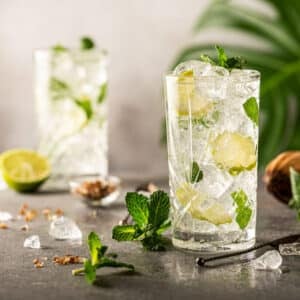 Ingredientes da Receita de Mojito com chá branco