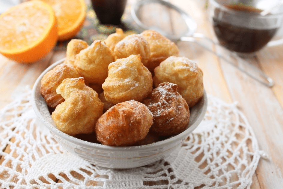 Ingredientes da Receita de Bolinho de chuva com farinha integral
