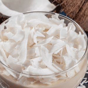 Ingredientes da Receita de Mousse de coco fit