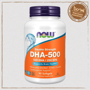 DHA 500mg NOW 90 Cápsulas