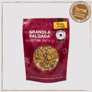 Granola Salgada Azeitona Preta Sem Glúten Miss Croc 140g