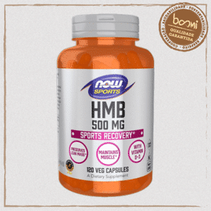 HMB Hidroximetilbutirato 500 mg NOW 120 Cápsulas