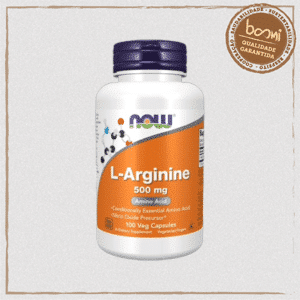 L-Arginina 500mg NOW 100 Cápsulas