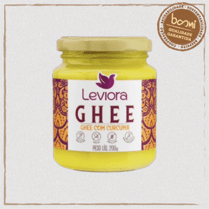 Manteiga Ghee com Cúrcuma Sem Lactose Leviora 200g