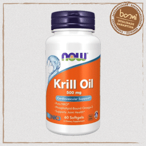 Óleo de Krill 500mg NOW 60 Cápsulas