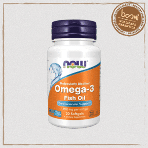 Ômega 3 1000mg NOW 30 Cápsulas