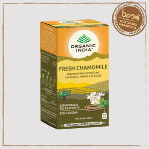 Chá Fresh Camomile Organic India 25 Sachês