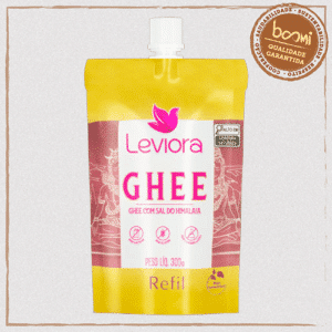 Manteiga Ghee com Sal do Himalaia Sem Lactose Refil Leviora 300g