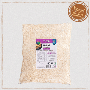 Aveia em Flocos Finos Sem Glúten Leve Croc 1kg