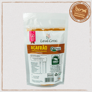 Cúrcuma (Açafrão da Terra) em Pó Orgânico Leve Croc 60g