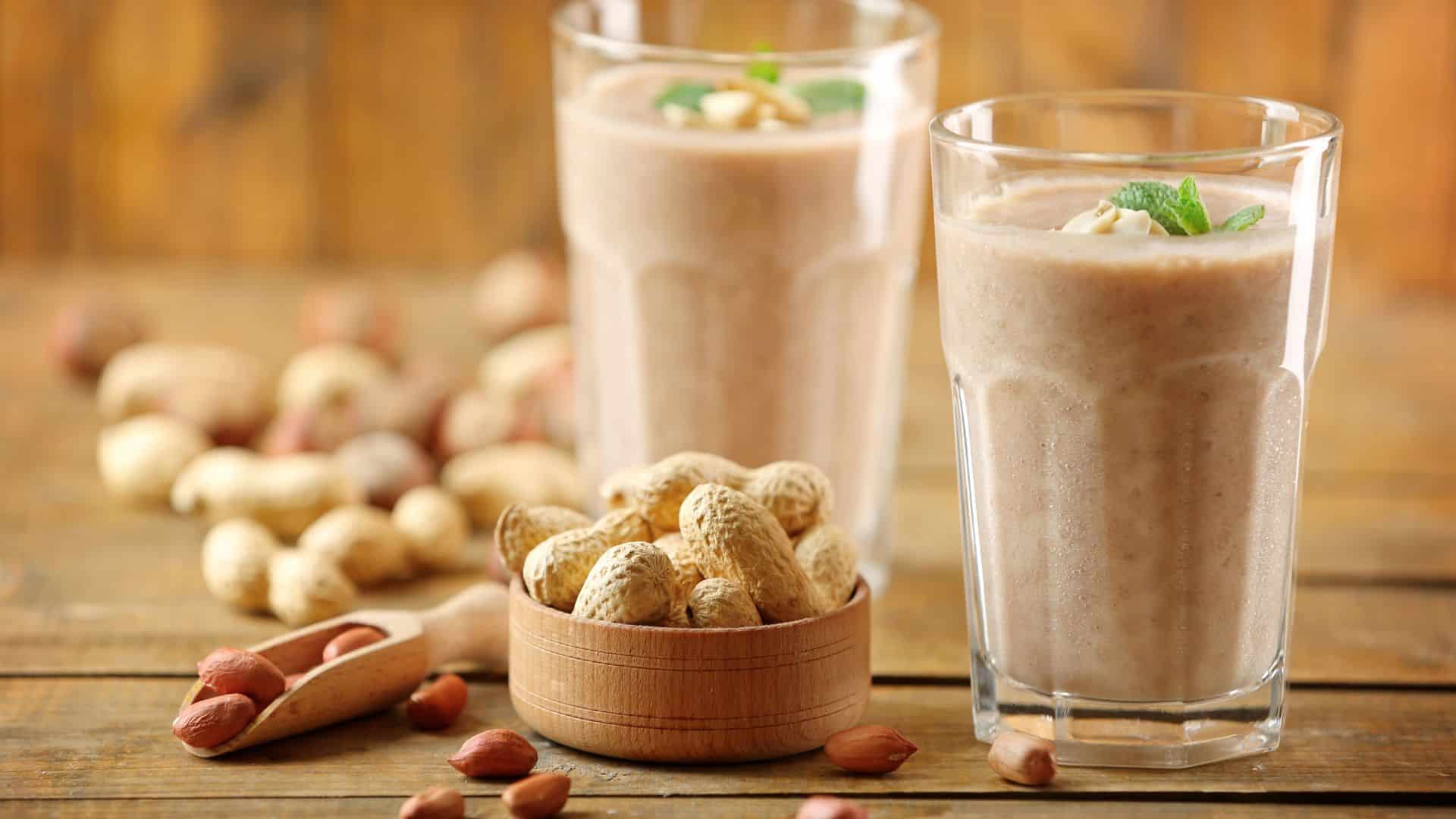 Ingredientes da Receita de Batida de amendoim sem álcool