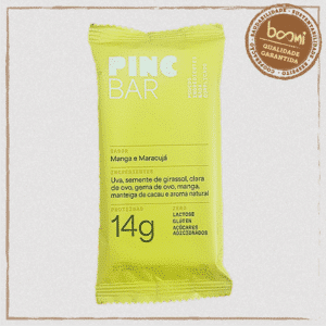 Barra de Proteína Maracujá e Manga Sem Açúcar Pinc Bar 50g