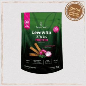 Biscoito Leve Vitta Protein Sabor Cebola e Orégano Leve Croc 90g