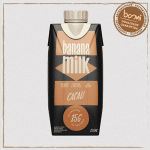 Leite Vegetal de Banana Proteico Sabor Cacau Banana Milk 250ml