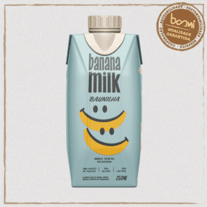 Leite Vegetal de Banana Sabor Baunilha Banana Milk 250ml