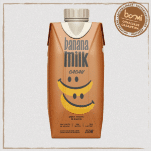 Leite Vegetal de Banana Sabor Cacau Banana Milk 250ml