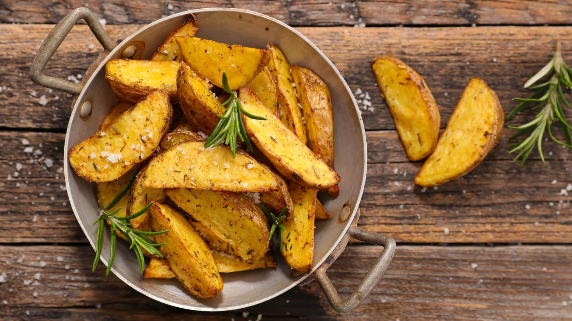 Ingredientes da Receita de Batata rústica no forno com azeite e alecrim