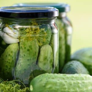 Ingredientes da Receita de Picles de pepino caseiro