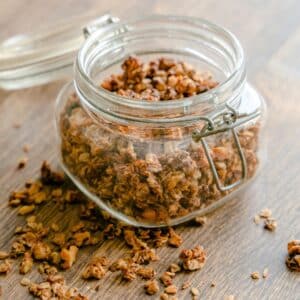 Ingredientes da Receita de Granola salgada de frigideira