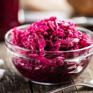 Ingredientes da Receita de Repolho roxo em conserva