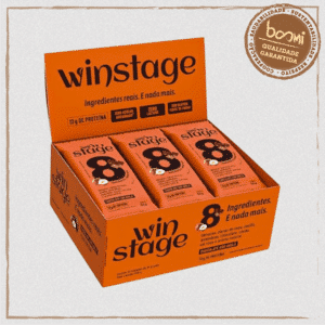 Barra de Proteína Chocolate com Avelã 54g WinStage 12 Unidades