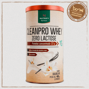 Cleanpro Whey Protein Zero Lactose Baunilha Nutrify 450g