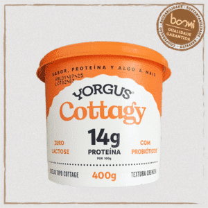 Queijo Cottage Proteico Cottagy Zero Lactose Yorgus 400g