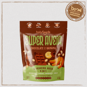 Super Aveia Chocolate com Banana Sem Glúten Holyfoods 66g