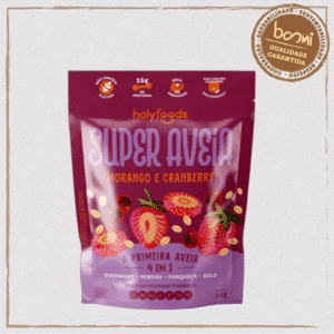 Super Aveia Morango com Cranberry Sem Glúten Holyfoods 66g