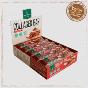 Barra de Proteína Collagen Bar Torta de Maçã 50g Nutrify 10 Unidades
