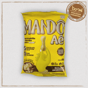 Biscoito de Polvilho Banana com Canela Mandô Aê 40g