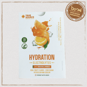 Repositor Eletrolítico Hydration Electrolytes Tangerine Lemonade 5g True Source 20 Sachês
