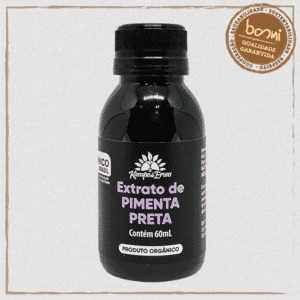 Extrato de Pimenta Preta Orgânico Kampo de Ervas 60ml