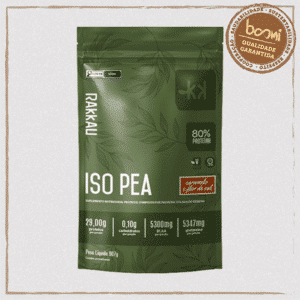 Iso Pea Protein Caramelo e Flor de Sal Vegana Rakkau 907g